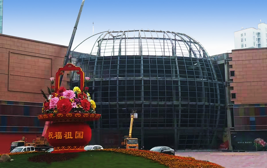 蔚藍多層框架鋼結構工程：項城恒太城商業綜合體
