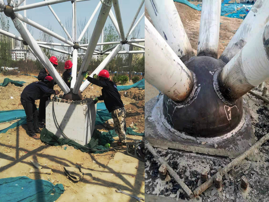 鄭州青少年公園網架造型