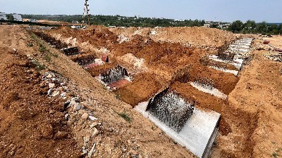 蔚藍鋼構百科：鋼結構廠房工程的地基要怎么做